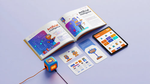 Interactive Learning Book - Explore concepts while engaging and using static lessons