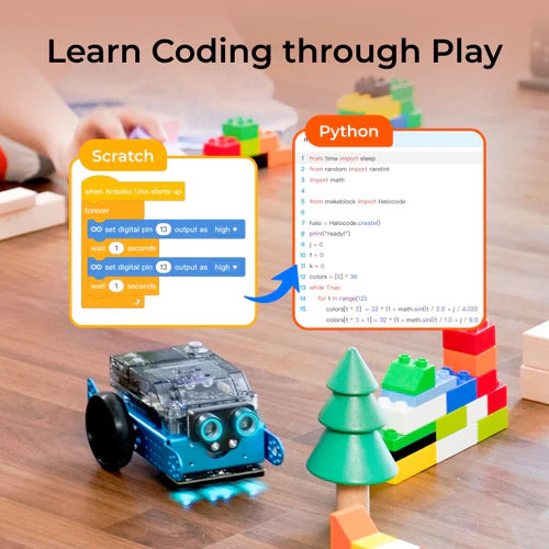 ThinkLabs tBot3: STEM Education Coding Robot Kit for AI Learning